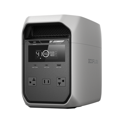 EF ECOFLOW Portable Power Station Delta 3 Classic, 1024Wh 1800W AC
