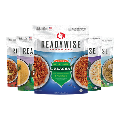 ReadyWise Emergency Food Supply - Protein Meals, Freeze Dried Food for Backpacking, Camping Essentials & Disaster Prepping Supplies