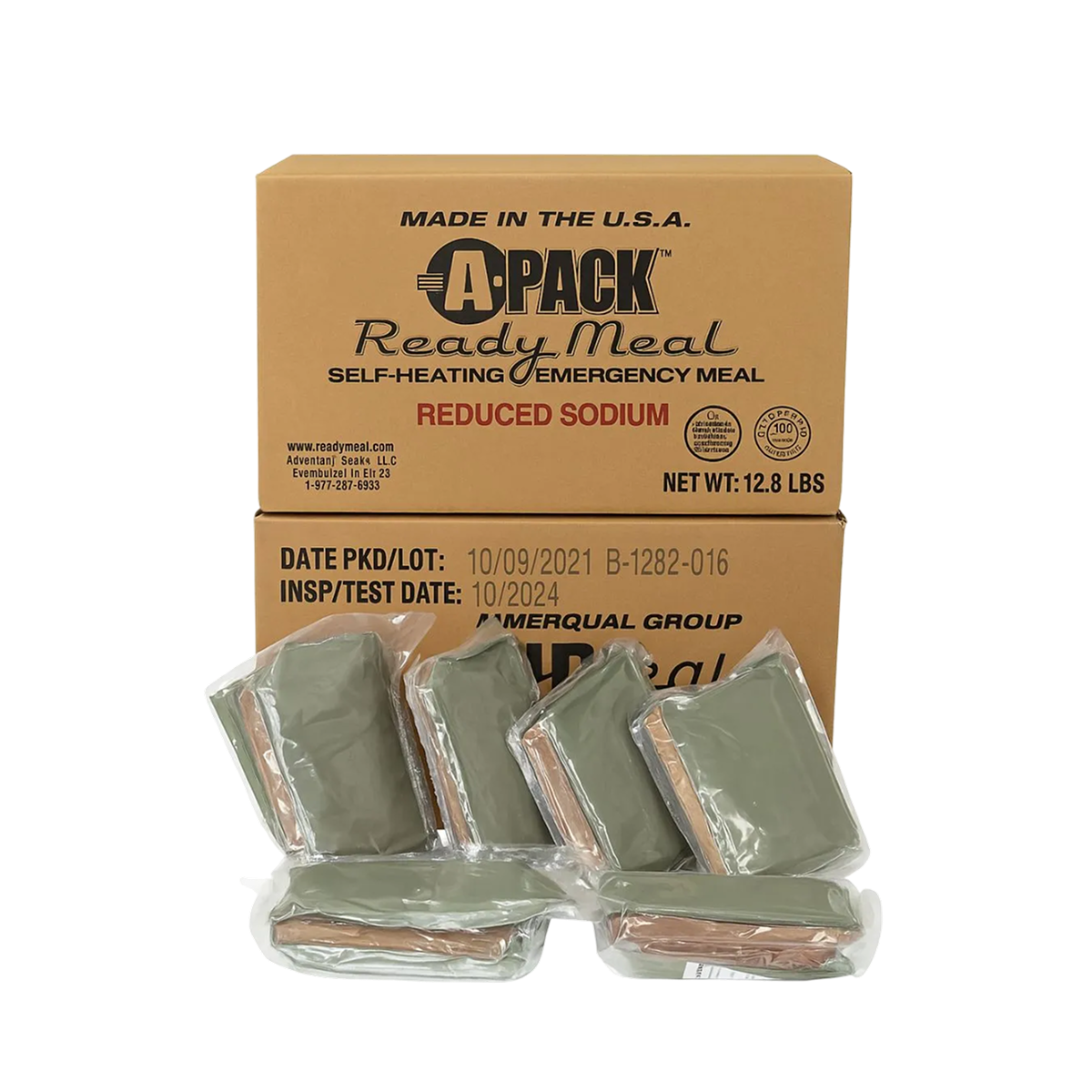 APack Ready to Meals (12 MREs) - Made in USA - Long Shelf Life ...