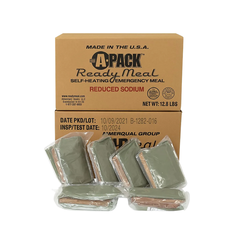 APack Ready to Meals (12 MREs) - Made in USA - Long Shelf Life