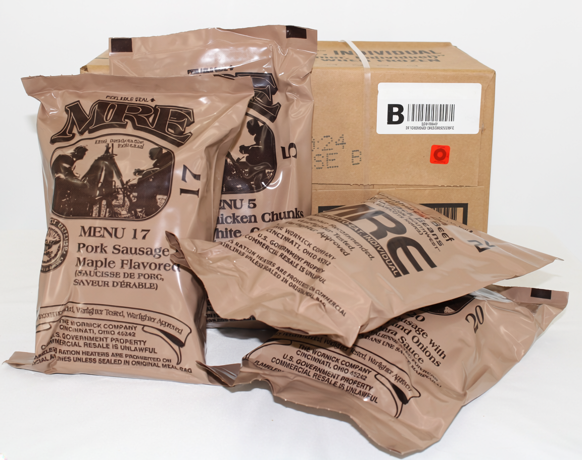 Genuine U.S. Military MRE's (Meals Ready to Eat)