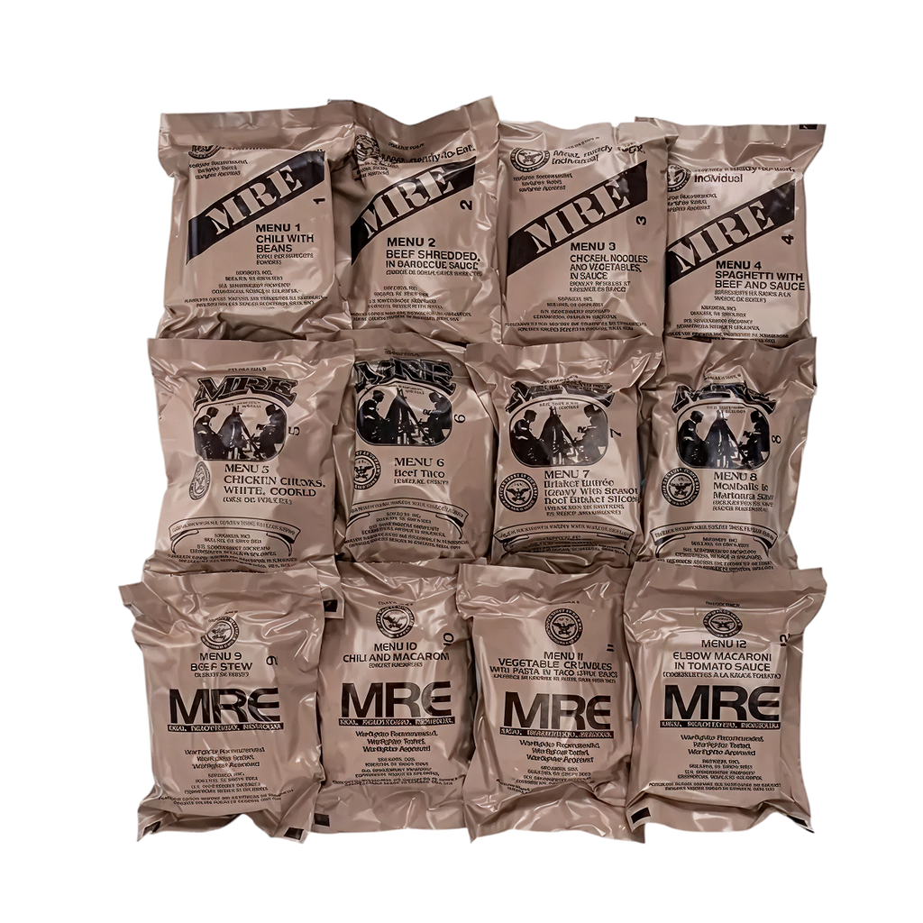 Genuine U.S. Military MRE's (Meals Ready to Eat)