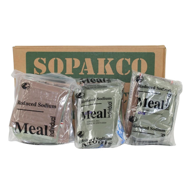16 MREs – Reduced Sodium Food Rations